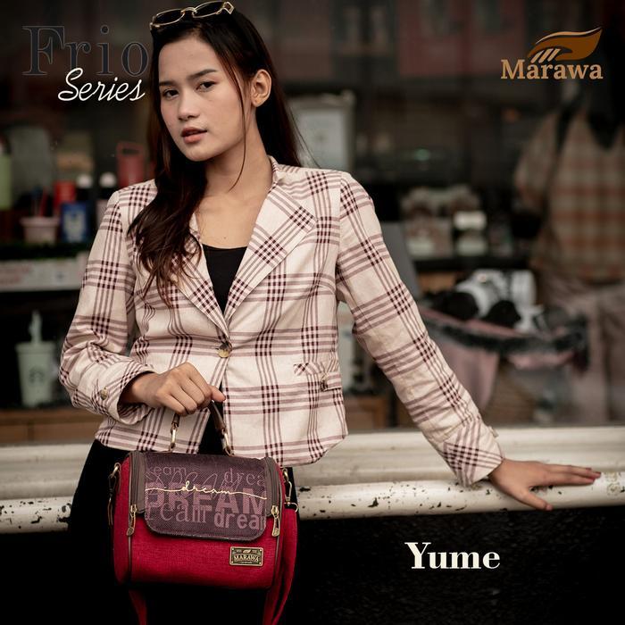 MARA Frio - Yume Tas Selempang nita Etnik Hanade Merah Maroon