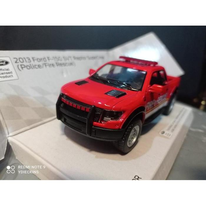 FORD F-150 RAPTOR DIECAST KINSMART - POLICE FIRE RESCUE