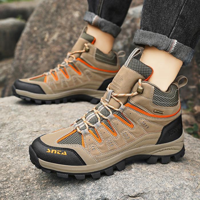 Sepatu Gunung SNTA 496 Beigebrown Boot Hiking / Trekking / Outdoor