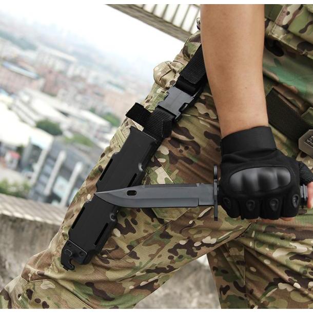 Dummy Knive Tactical Pisau Thermo Plastic Rubber M9 Realistis 1:1 Csgo