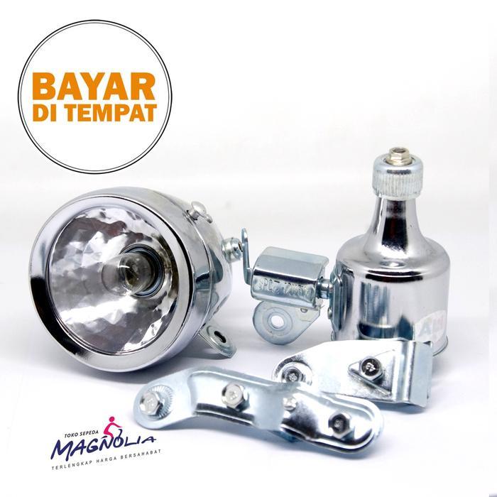 Sale Lampu Dinamo Sepeda Ontel Kebo Mini Lampu Sepeda Jadul Kuno Besar Terang Komponen Sepeda Onthel