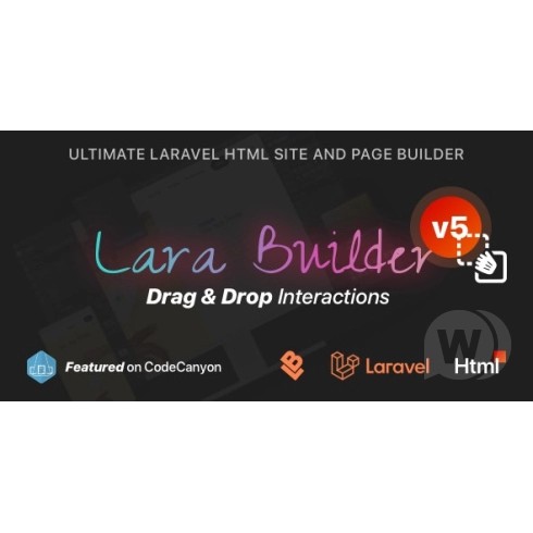 LaraBuilder - Script PHP Website