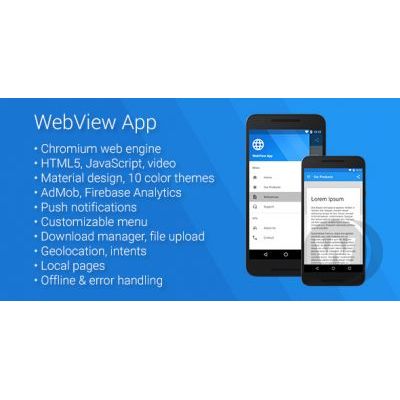 Universal Android WebView App - Source Code Aplikasi Mobile