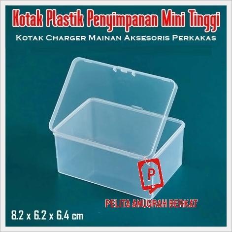 Kotak Plastik Penyimpanan Mini Travel Organizer Harddisk Baterai