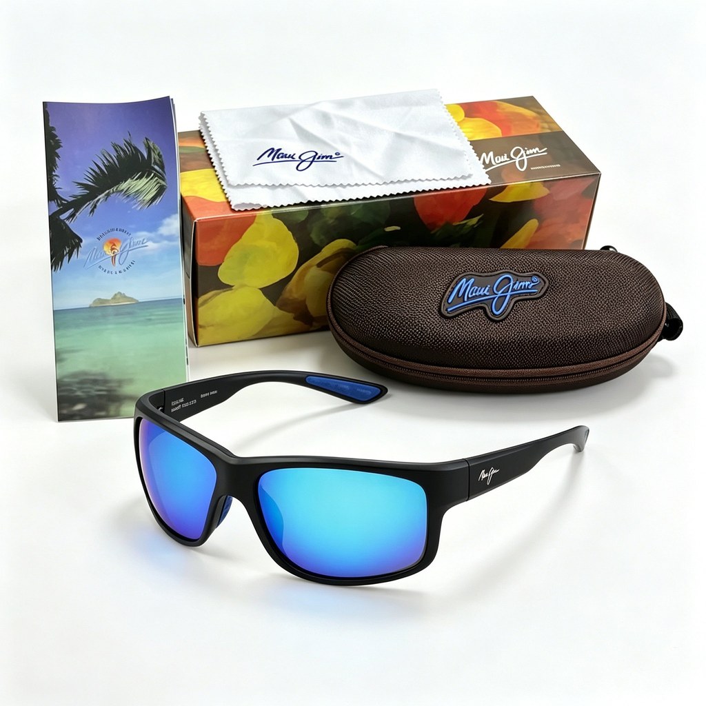 Maui Jim Fashion Polarized Sunglasses Beach Vacation High Quality Glasses Outdoors Cycling Fishing
