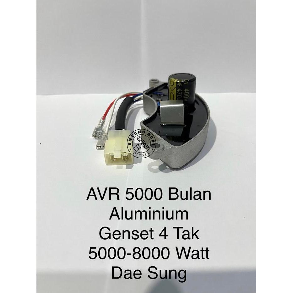 AVR 5000 DaeSung Bentuk Bulan Aluminium GX390 Genset 5000-8000 Watt ET5000 ET5500 ET6000 ET6500