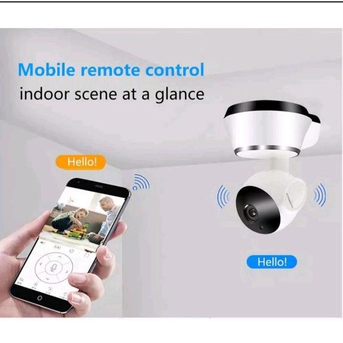 Smart Camera CCTV V380 HD960P Wireless Support Phone Audio Q3s Kamera MKC KIMISO