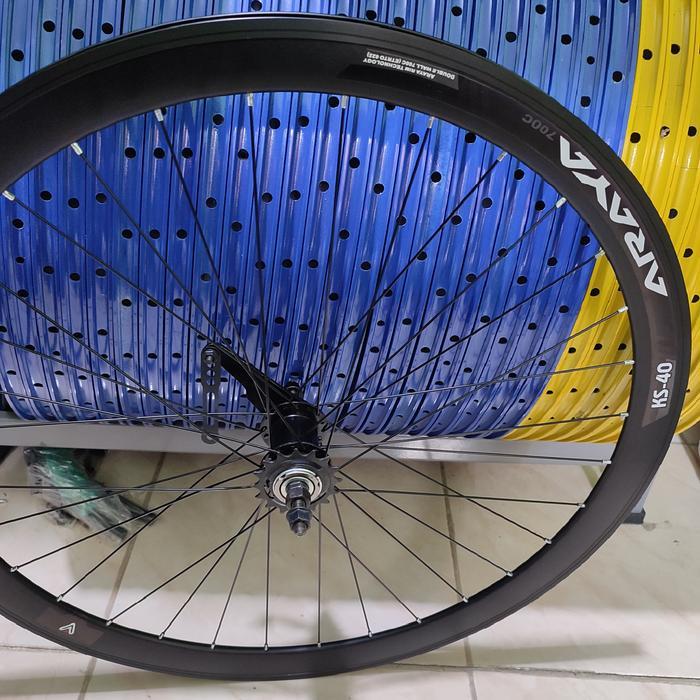 TERBARU velg fixie terpedo - velg 700c - wheelset 700c - velg 700 terpedo gear