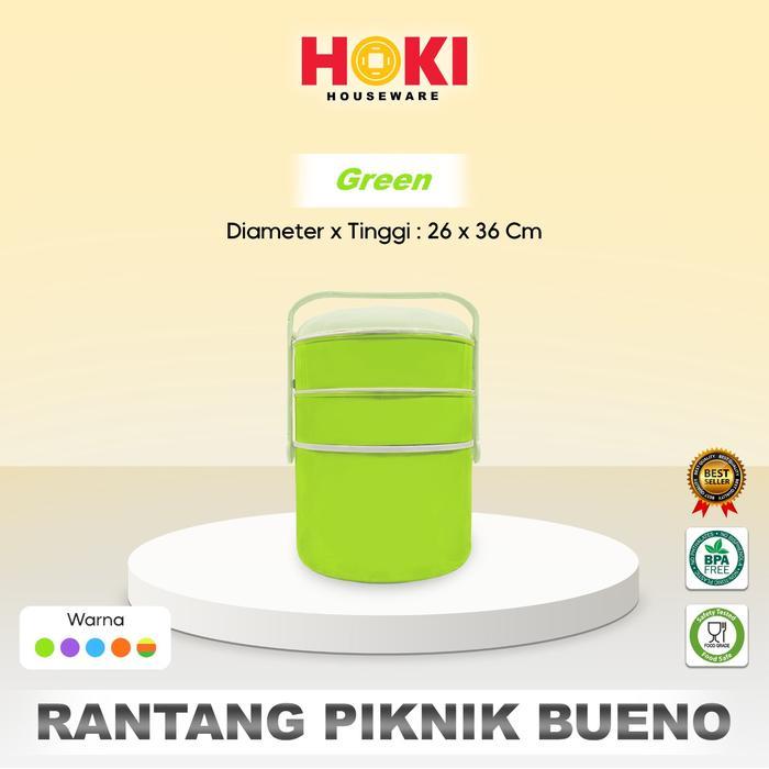 RANTANG PIKNIK BUENO / RANTANG PIKNIK PLASTIK / RANTANG PIKNIK SUSUN 3 BESAR
