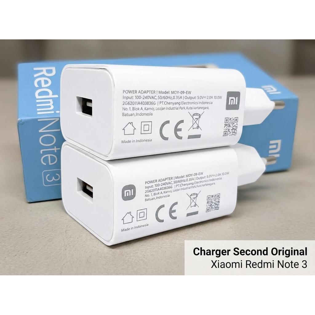 Adaptor Cas Xiaomi MDY-09-EW Ori Second 5V 2A 10W USB Type A Kepala Cas Bawaan HP Original Xiaomi Co