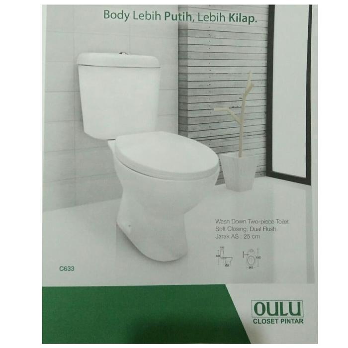 Closet Duduk Oulu C 633 Putih
