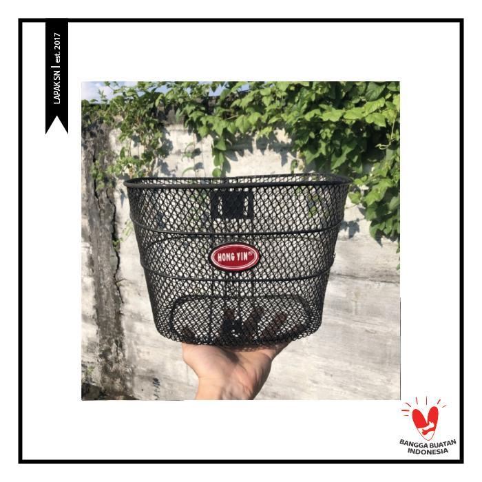 Promo Keranjang Jaring Besi Sepeda Mini, Mtb, Keranjang Pagar Premium