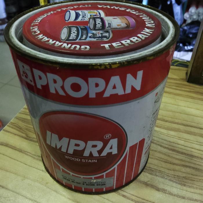 Cat Kayu Tahan Lama Propan Woodstain Rotan Brown Cat Kayu Dan Besi/Promo