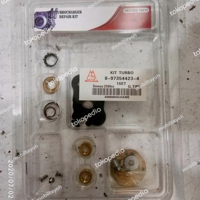 REPAIR KIT TURBO ISUZU DMAX 2,5 KIT TURBO DMAX KIT REPAIR TURBO CARGER
