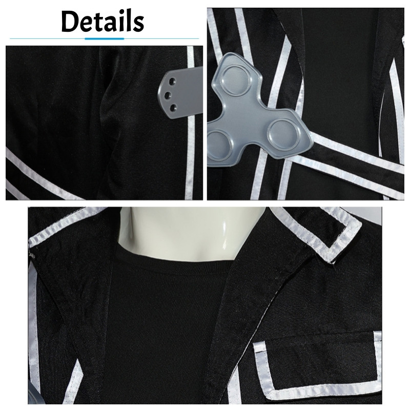 Anime Sword Cos Kirito Kazuto Kirigaya Cosplay Costume Art Online Jacket Shirt Pants Hallowen Party