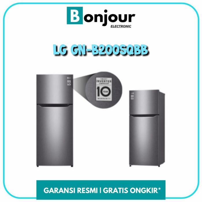 LG GNB200SQBB I GN-B200SQBB I GNB200 I LG KULKAS 2 PINTU PROMO