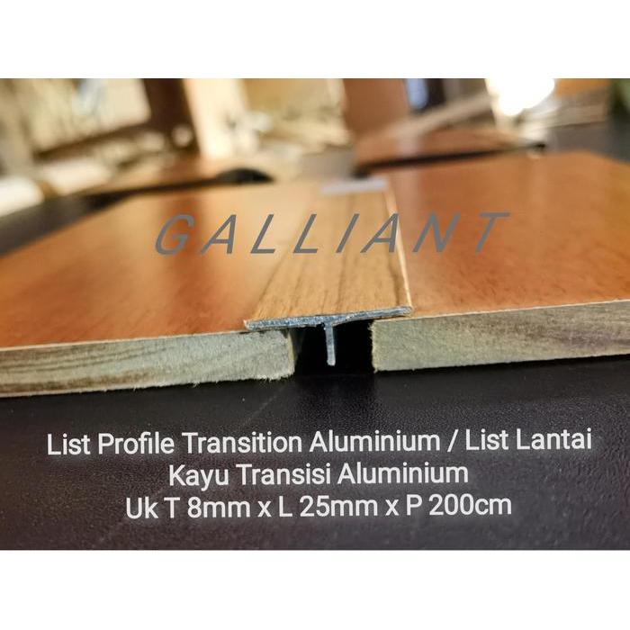 Tansition Profile Aluminium / List Transisi Alum Lantai Kayu