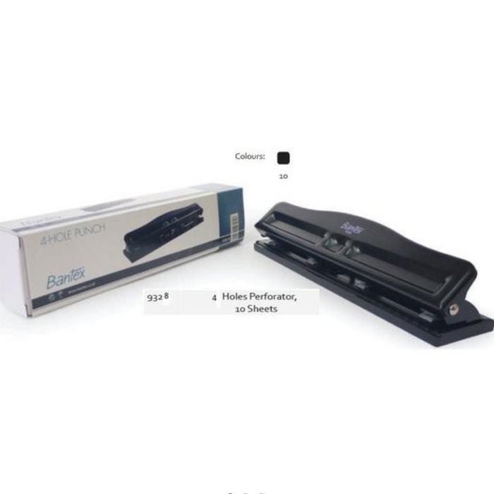 Pembolong 4 Lubang Bantex 9328 / Perforator 4 Hole Punch Bantex