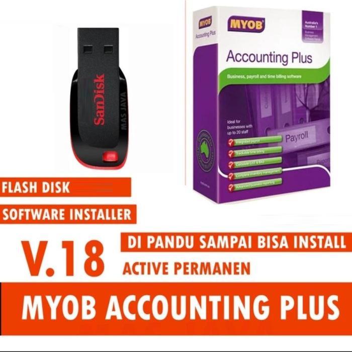 USB Flashdisk - MYOB Accounting - Software Akuntansi Full