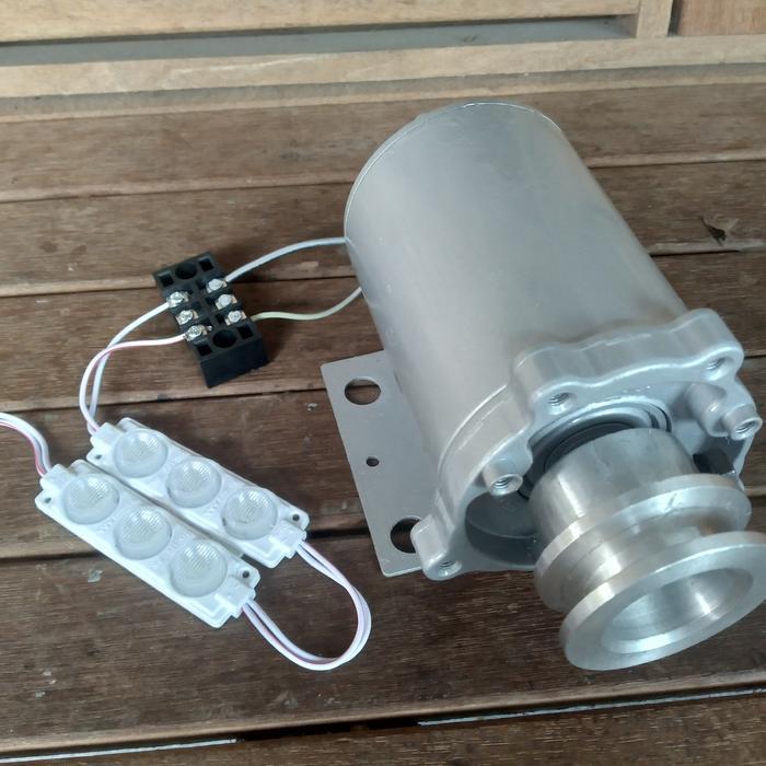 Generator magnet permanen 100W + puli, rectifier & terminal output