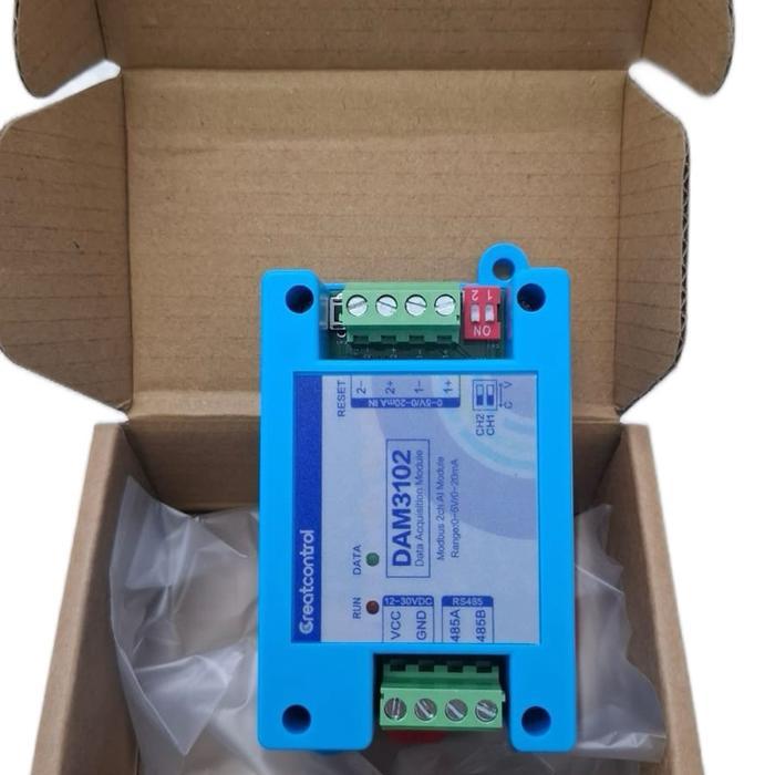 Diskon Dam-3102 Modbus Io Analog Input 0-20Ma To Rs485 Modbus Rtu Data Acquisition 12Bit Dam3102