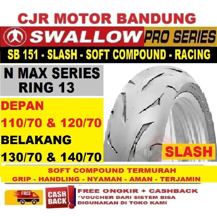 BAN SOFT COMPOUND RING 13 SWALLOW SLASH BAN MOTOR RACING N MAX NMAX