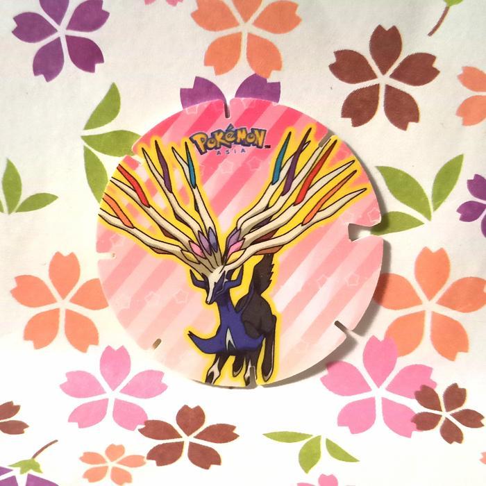 xerneas chiki balls pokemon coin tazos