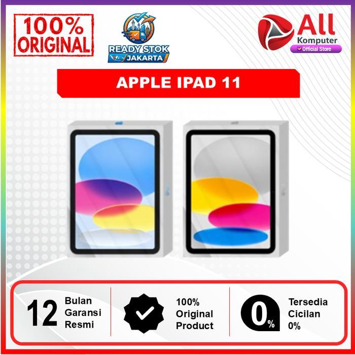 Apple iPad 11 WiFi 11” Garansi Resmi iBox Indonesia - Blue, 128 GB