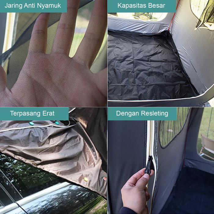 READY Tenda Camping Mobil Campervan AR002 Tenda Camping Belakang Mobil Tenda Camping Mobil Outdoor