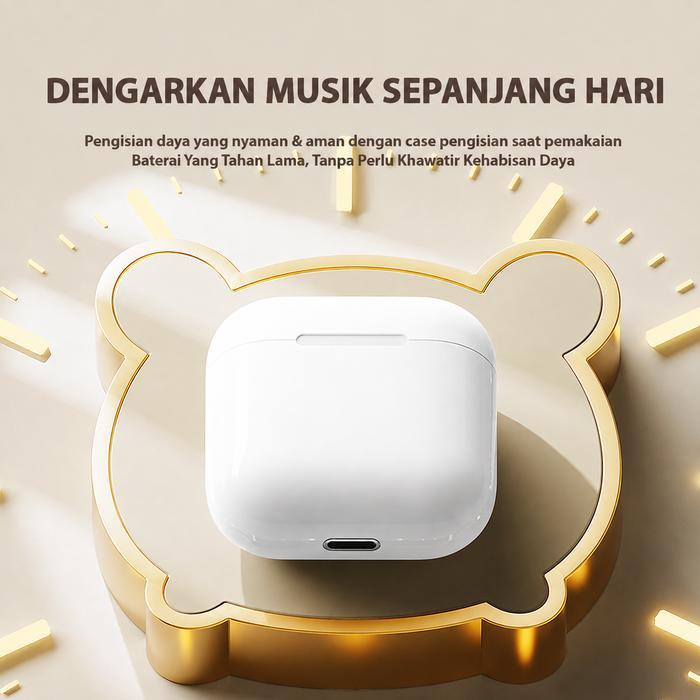 Sony Soundcore - Pro 4 Tws Headphone Bluetooth Bluetooth Headset Nirkabel Headphone Kartun Kontrol