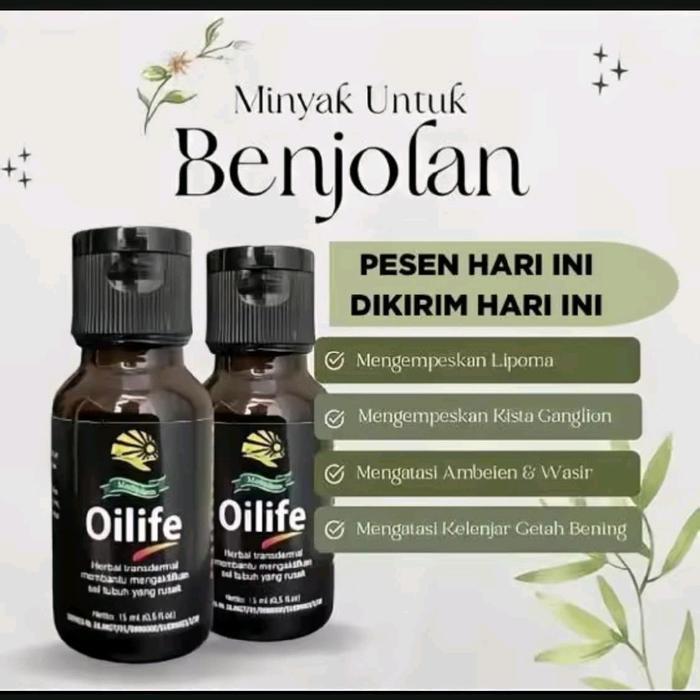 Nostrashp- Oilife - Minyak Oles Benjolan Di Tubuh Original Bpom