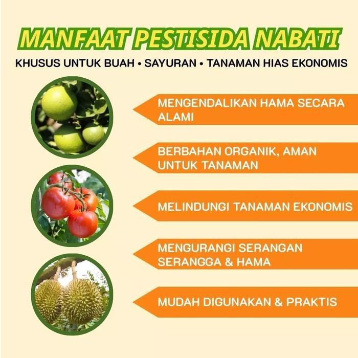 Pestisida Nabati 1 Liter Pestisida Organik Untuk Semua Hama & Pestisida Nabati Untuk Padi, Sayuran,