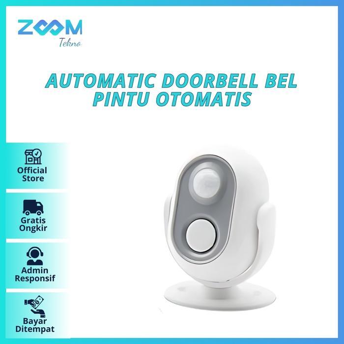 Promo Iautomatic Doorbell Bel Alarm Bel Pintu Otomatis Sensor Sensor Gerak Inframerah Rumah Alarm
