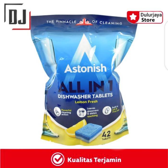 astonish all in 1 tablet pembersih / dishwasher tablet 42 pcs
