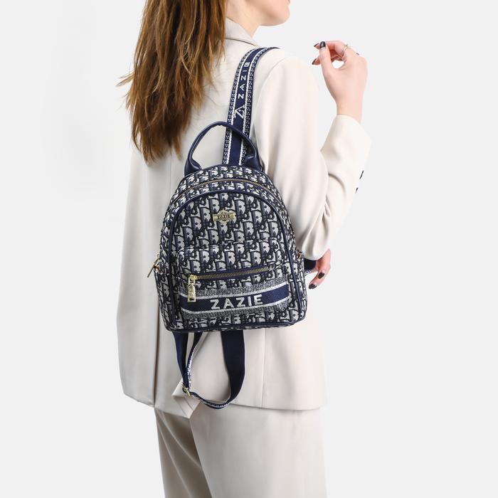 Promo Zazie- Tas Ransel Casual Berkapasitas Besar Dengan Pola Canvas Bordir Yang High Quality