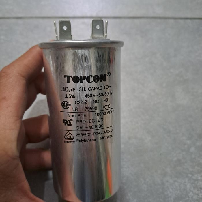 KAPASITOR 30UF 450 VAC TOPCON