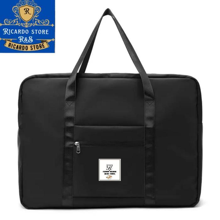 Tas Travel Lipat Besar Hand Carry Bag Duffel Polos Waterproof Fold Bag Organizer Portable Travel Bag