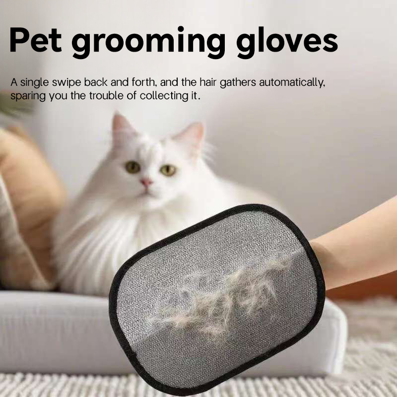 Cat and Dog Pet Depilation Gloves, Electrostatic Pet Depilation Gloves, Reusable Pet Depilation