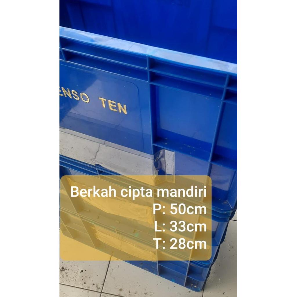 Bak Plastik Bekas Bak kontener Bekas Box container Biru