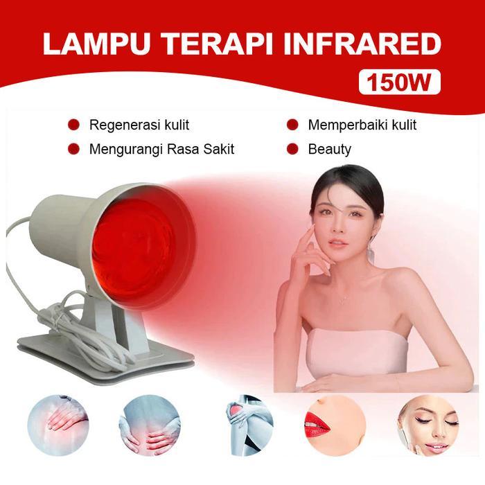 Lampu Terapi Infrared Alat Fisioterapi Lampu 150W Lampu Spa Face Terapi Alat Infrared Stroke Otot