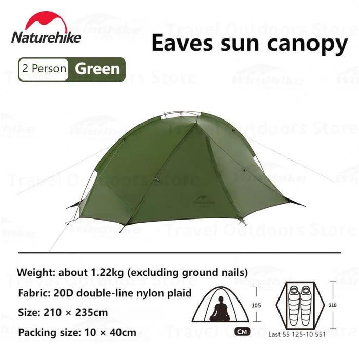 TENDA NATUREHIKE TAGA 2 NH17T180-J - GREEN