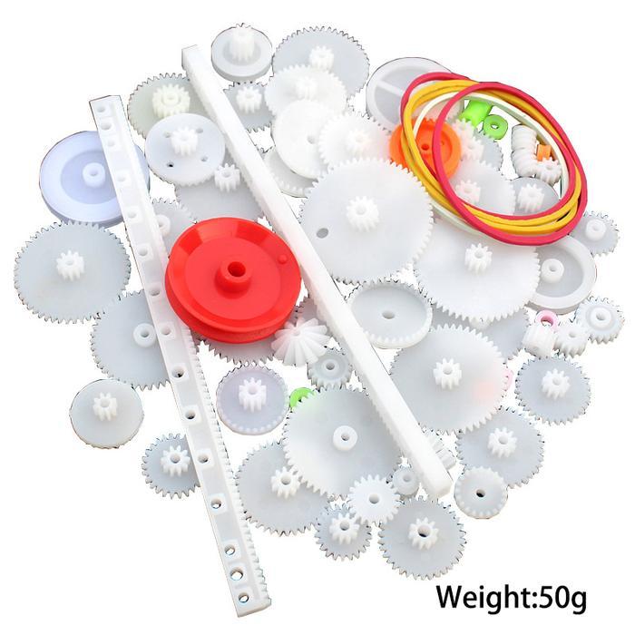 Terbaru Set Sparepart Gear Mainan / Gear Mainan Plastik / Roda Gigi Plastik