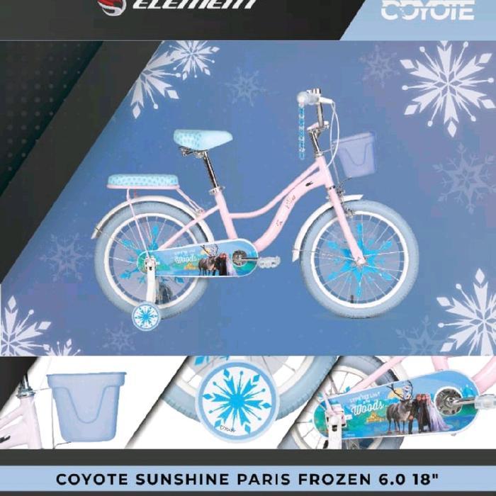 Sepeda Anak Perempuan mini 18 Frozen element Bike