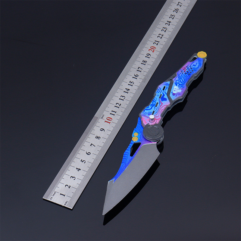 22cm/8.66in Arena Breakout: Infinite S-07 Folding Knife Weapons Model Desktop Display Ornaments