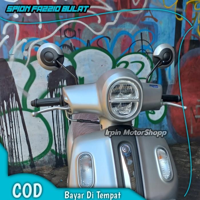 ORIGINAL Spion Yamaha Fazzio Bulat Spion bulat fazzio classic vespa READY STOCK