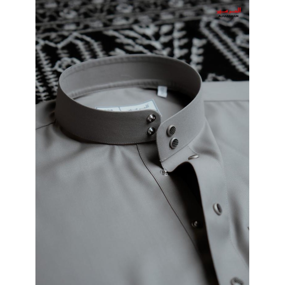 k468 Al Haramain Series Semi Wol Thobe Hamzah Jubah / Gamis Pria Remaja & Dewasa