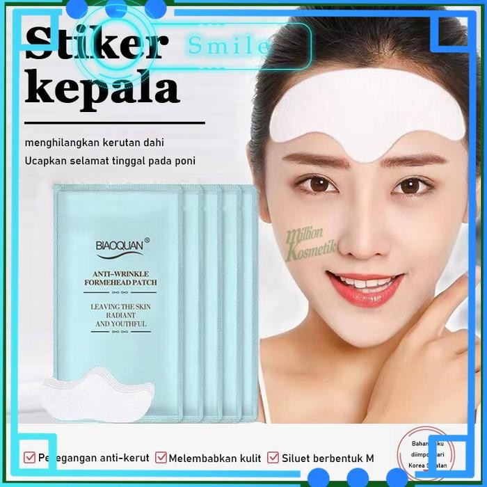 9tlc Stiker Wajah Anti Kerut Patch Anti-Kerut Forehead