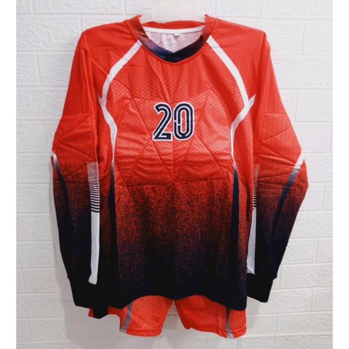 Tiento Wares - Setelan Jersey Kiper Dewasa Penjaga Gawang Sepak Bola Dan Futsal / Baju Setelan Kiper