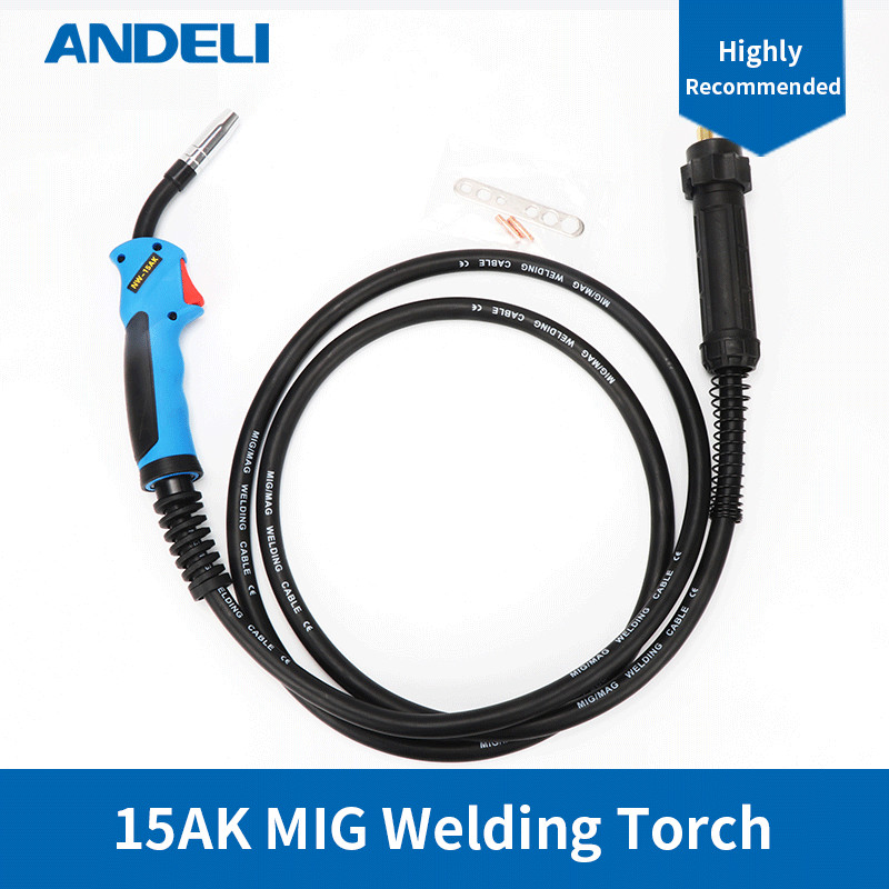 BEST PRICE ANDELI MIG Torch Welding Gun 15AK 3m for MIG Welding Machine MIG Welding Torch