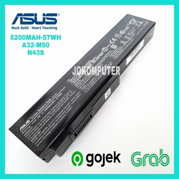 Original Baterai/Battery/Batre Laptop/Notebook Asus N43, N43s, N43SL